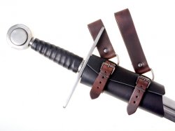 Sword hanger - black / brown