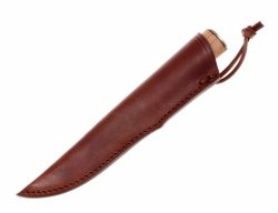 Medieval knife in leather sheath