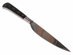 Medieval knife replica - detail