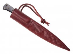 Mittelalter-Messer in Lederscheide