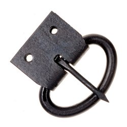 Iron buckle and rivet fitting