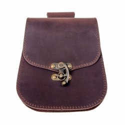 Medieval belt bag - brown