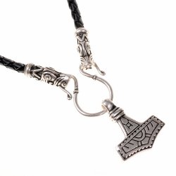 Wikinger-Collier mit Thorshammer