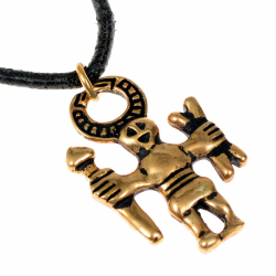 Waffentnzer-Amulett - Bronze