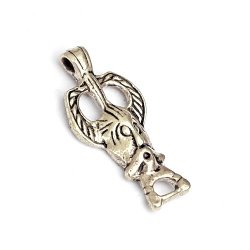 Odin pendant - silver plated