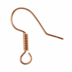 Ear ring fish hook - bronze