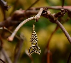 Viking ear ring in borre style