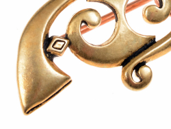 Roman trumpet brooch - bronze