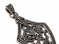 Sword shape pendant - detail