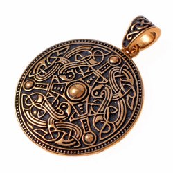 Oseberg style pendant - bronze