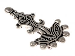 Ostrogothic Fibula - silver plated