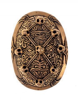 Viking Tortoise Brooch - bronze