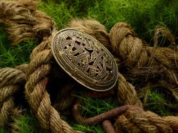 Viking oval brooch replica