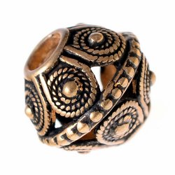 Viking bead replica - bronze