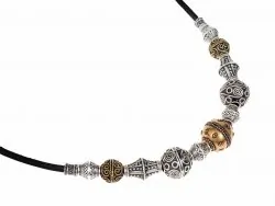 Viking necklace N0 2 - with 13 beads