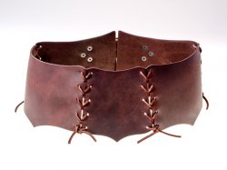 Pirate bodice belt - back