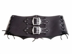 Pirate bodice belt - black