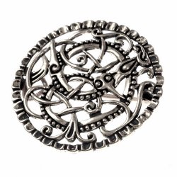 Pitney brooch - silver plated