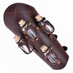 Potion bottle arm guard - brown