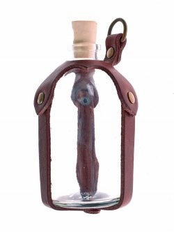 Potion vial holder - brown