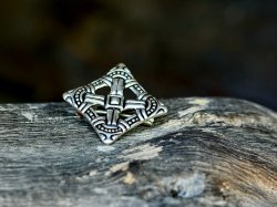 Rhomb shape Viking Brooch