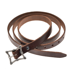 Renaissance-G�rtel - braun / silber