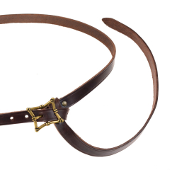 Renaissance-G�rtel - braun / messing