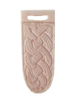 Viking bone strap end from York