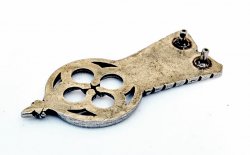 Late Medieval belt end  - back side