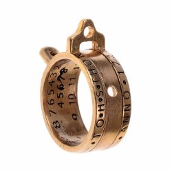 Ring sundial - bronze