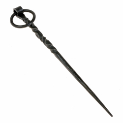 Hand-forged ringed pin