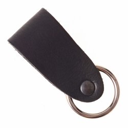 Belt loop with ring - black