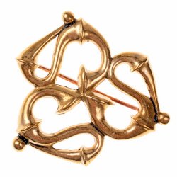 Roman Triquetra-Fibula - Bronze