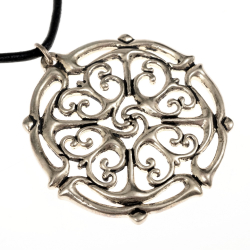 Rmischer Pelta-Anhnger - Silber