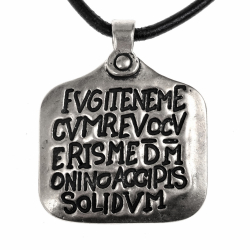 Roman slave pendant replica - silver