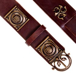 Roman military belt - brown