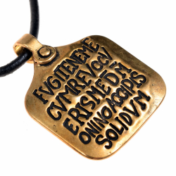 Roman slave pendant replica - bronze