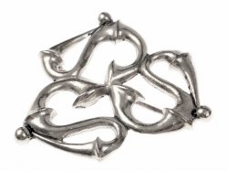 Roman Triquetra-Fibula - silver