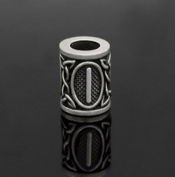 Rune beard bead Isa