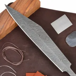 Crafting kit for a broken-back seax