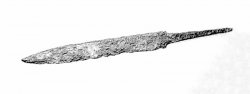 Early Medieval Sax Blade - carbon steel
