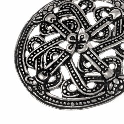 Viking Disc Brooch - detail