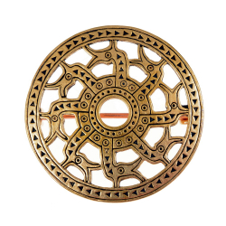Merovingian disc brooch - bronze