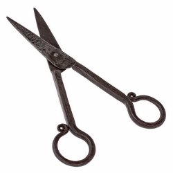 Hand forged medival scissors 