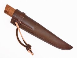 Simple Viking knife in sheath