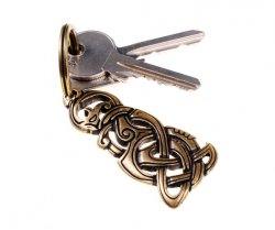 Viking key ring holder in use