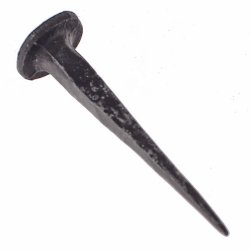 Hand forged iron nail