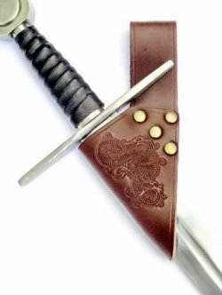 Viking pattern sword holder