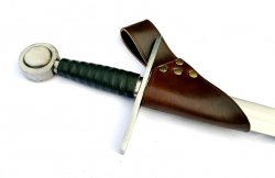 Medieval sword holder - brown