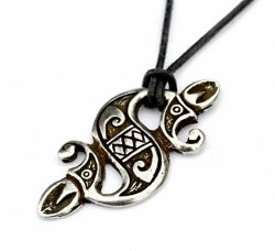 Keltisches Seepferdchen-Amulett